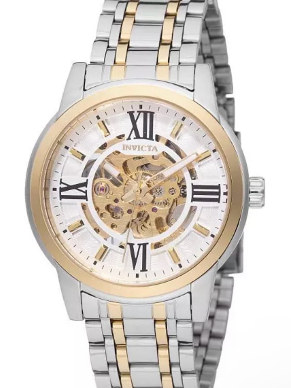 NEW Invicta Objet D Art Automatic Men's Watch w/ Skeleton Dial -41mm, Two Tone.